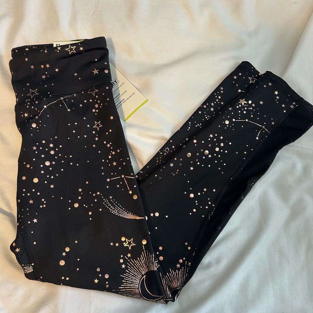 NWT Old Navy Celestial Black Workout Leggings